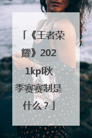 《王者荣耀》2021kpl秋季赛赛制是什么？