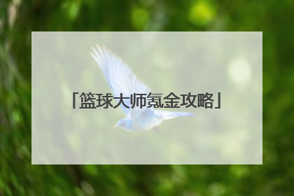 篮球大师氪金攻略