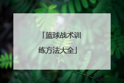 「篮球战术训练方法大全」篮球小战术训练视频