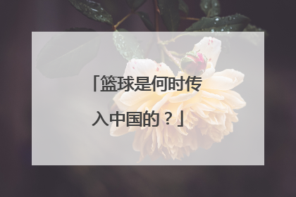 篮球是何时传入中国的？