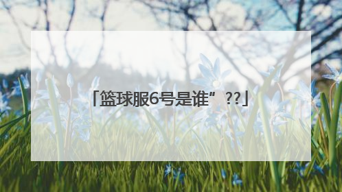 篮球服6号是谁”??