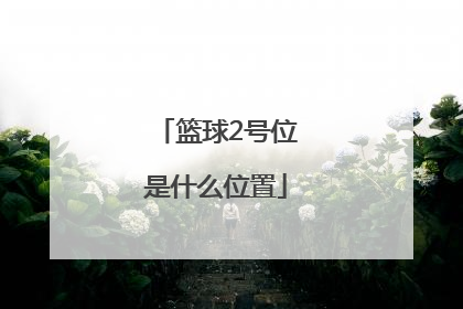 「篮球2号位是什么位置」打篮球1号位到5号位什么意思