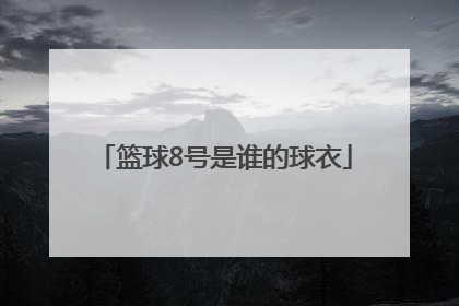 「篮球8号是谁的球衣」篮球明星球衣号码