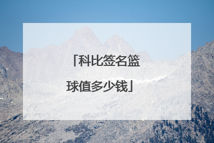 「科比签名篮球值多少钱」科比签名篮球值多少钱,乐高积木,单独的篮球限定的