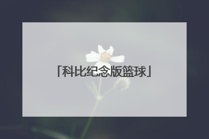 「科比纪念版篮球」科比纪念版篮球多少钱