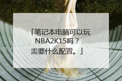 笔记本电脑可以玩NBA2K15吗？需要什么配置。