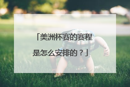 美洲杯赛的赛程是怎么安排的？