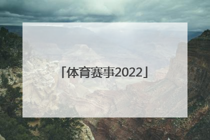 「体育赛事2022」体育赛事的定义