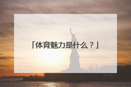 体育魅力是什么？