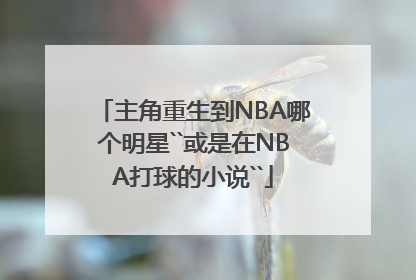 主角重生到NBA哪个明星``或是在NBA打球的小说``