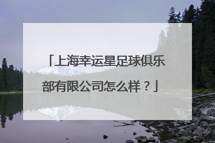 上海幸运星足球俱乐部有限公司怎么样？