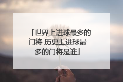 世界上进球最多的门将 历史上进球最多的门将是谁