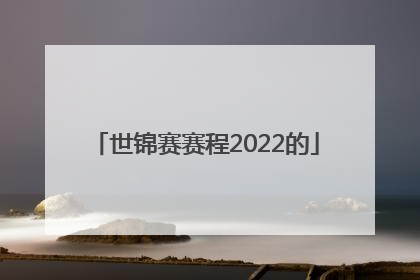 世锦赛赛程2022的