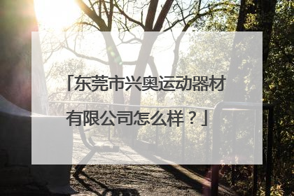 东莞市兴奥运动器材有限公司怎么样？