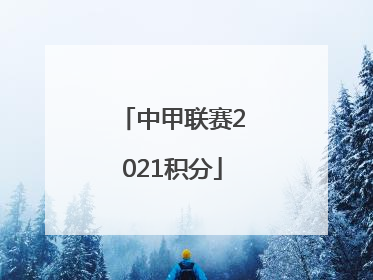 「中甲联赛2021积分」中甲联赛2021积分最新