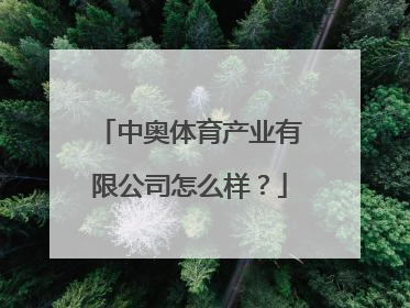 中奥体育产业有限公司怎么样？