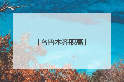 乌鲁木齐职高