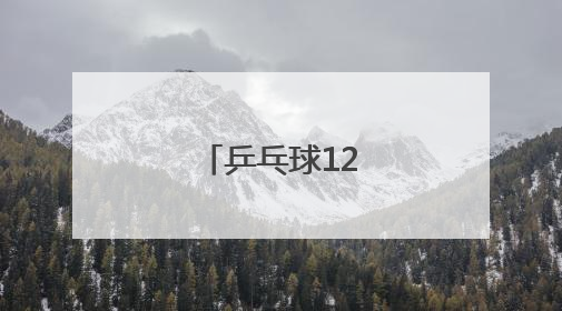 乒乓球12字励志名言