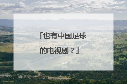 也有中国足球的电视剧？