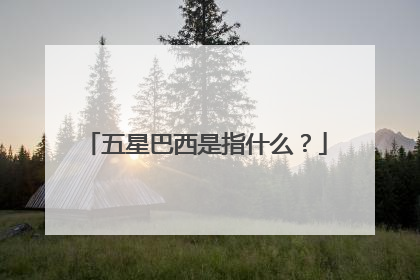 五星巴西是指什么？