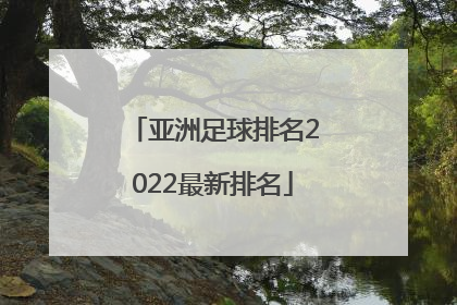 「亚洲足球排名2022最新排名」足球年薪排名2022最新排名