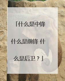 什么是中锋 什么是前锋 什么是后卫？