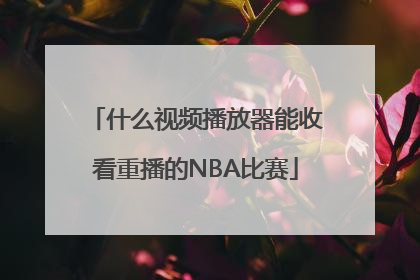 什么视频播放器能收看重播的NBA比赛