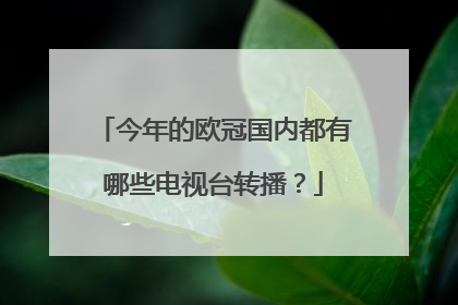 今年的欧冠国内都有哪些电视台转播？