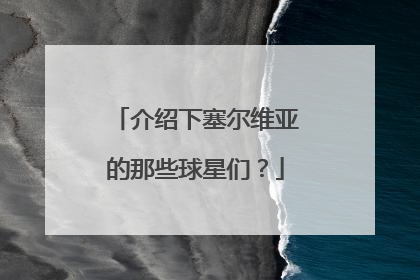 介绍下塞尔维亚的那些球星们？