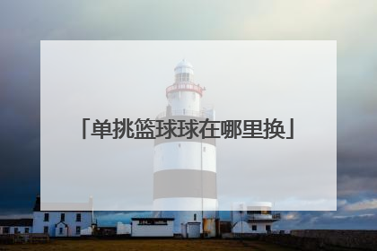 单挑篮球球在哪里换