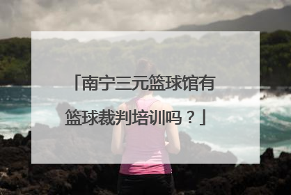 南宁三元篮球馆有篮球裁判培训吗？