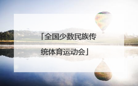 「全国少数民族传统体育运动会」第六届全国少数民族传统体育运动会