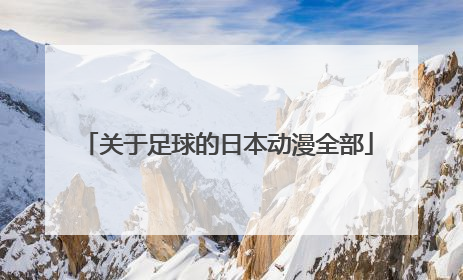 「关于足球的日本动漫全部」足球日本动漫有哪些动画片