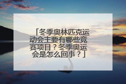 冬季奥林匹克运动会主要有哪些竞赛项目？冬季奥运会是怎么回事？