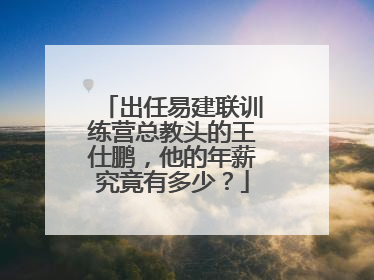 出任易建联训练营总教头的王仕鹏，他的年薪究竟有多少？