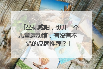 坐标咸阳，想开一个儿童运动馆，有没有不错的品牌推荐？