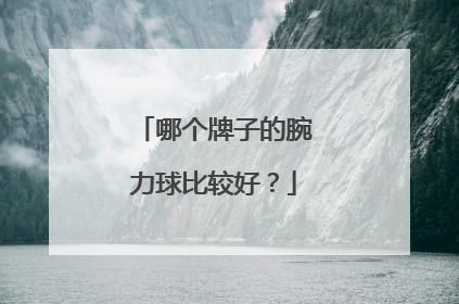 哪个牌子的腕力球比较好？