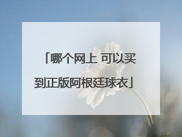 哪个网上 可以买到正版阿根廷球衣