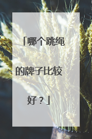 哪个跳绳的牌子比较好？