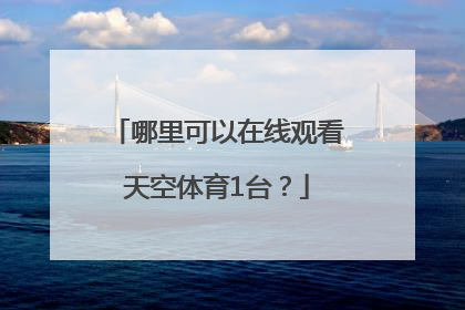 哪里可以在线观看天空体育1台？