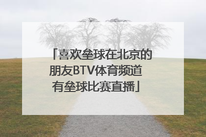喜欢垒球在北京的朋友BTV体育频道有垒球比赛直播