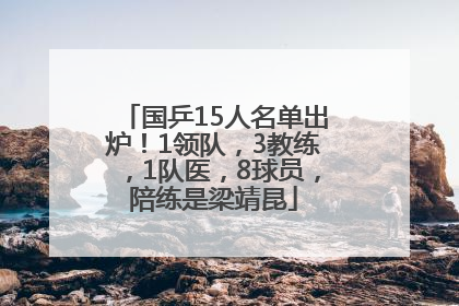 国乒15人名单出炉！1领队，3教练，1队医，8球员，陪练是梁靖昆