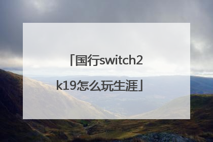 国行switch2k19怎么玩生涯