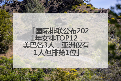 国际排联公布2021年女排TOP12，美巴各3人，亚洲仅有1人但排第1位