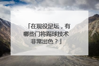 在现役足坛，有哪些门将踢球技术非常出色？