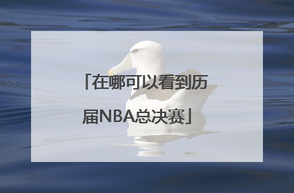 在哪可以看到历届NBA总决赛