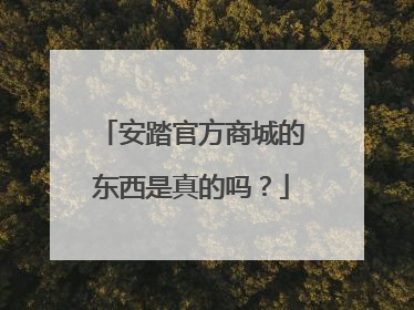 安踏官方商城的东西是真的吗？