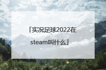 实况足球2022在steam叫什么