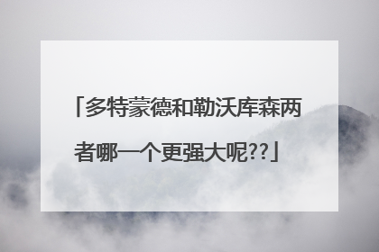 多特蒙德和勒沃库森两者哪一个更强大呢??