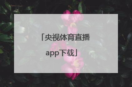 「央视体育直播app下载」央视体育5直播app